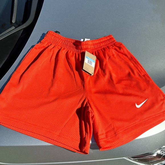 Nike Other - NWT Size Medium Men Orange Dri-Fit Mesh Nike Shorts with pockets / drawstring